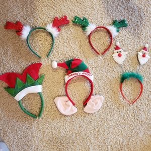 Lot of 5 Novelty Christmas Headbands